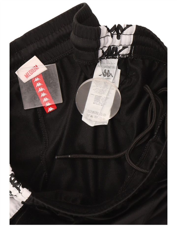 Kappa Pantalon de Survêtement Graphique Homme Noir Moyen Polyester Colorblock