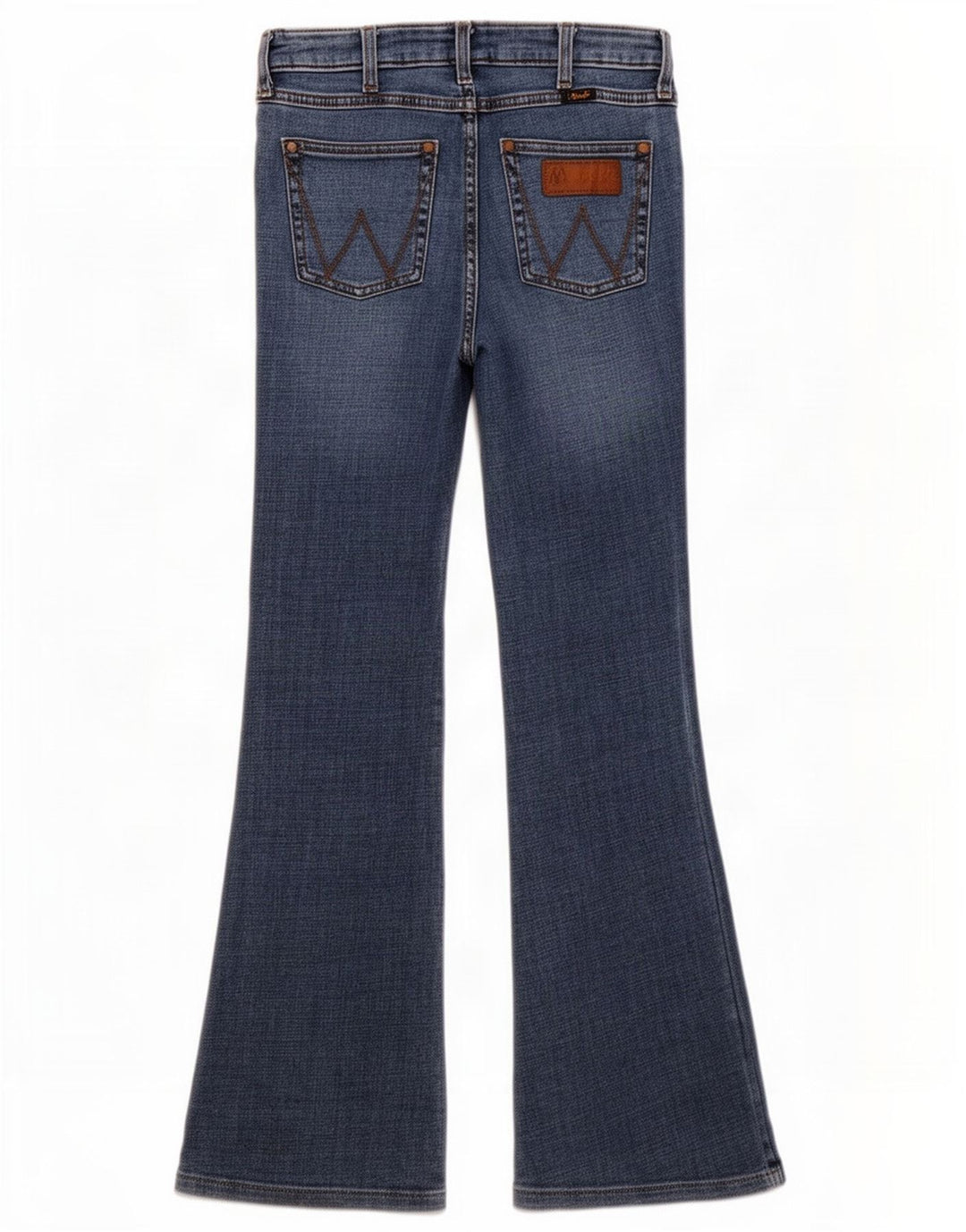 Wrangler Jean évasé Femme W27 L31 Bleu Coton