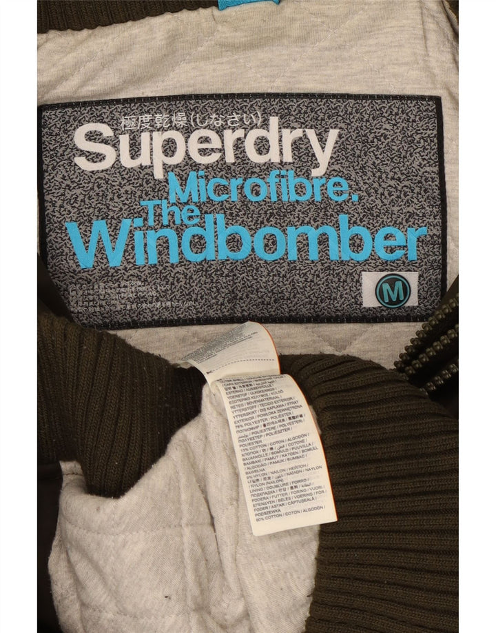 Superdry Veste coupe-vent à capuche The Windbomber pour homme UK 38 Marron moyen