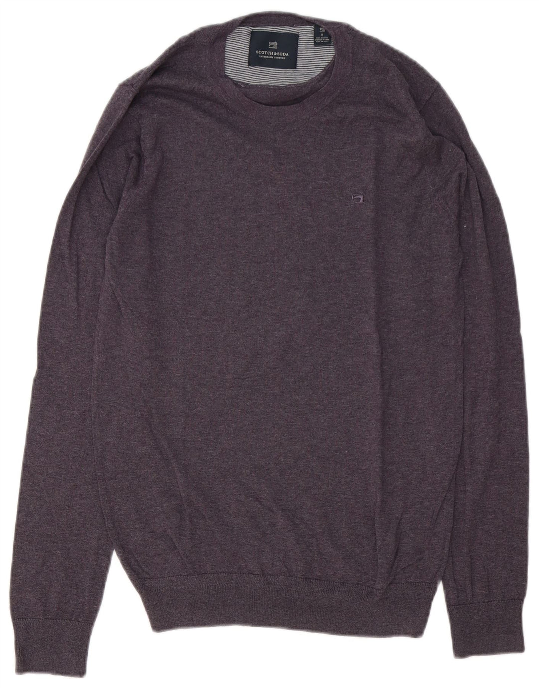 Scotch & Soda Pull Col Ras du Cou Homme Petit Violet