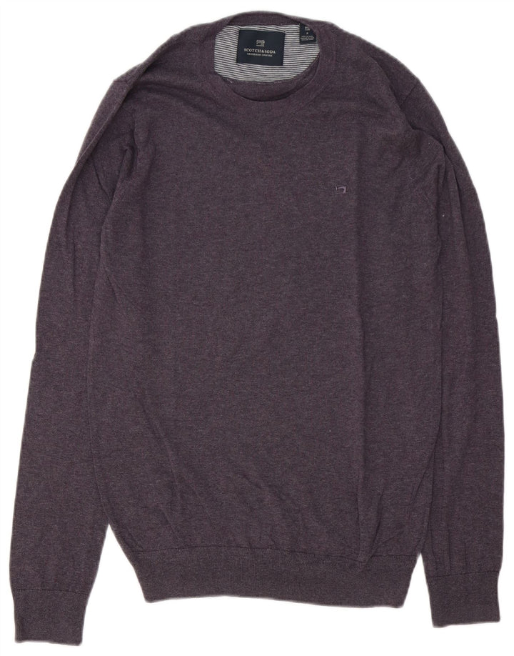 Scotch & Soda Pull Col Ras du Cou Homme Petit Violet
