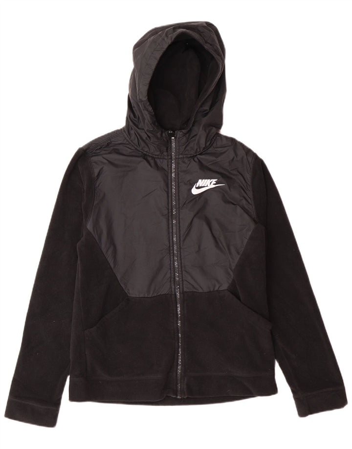 Nike Veste polaire à capuche fille 13-14 ans XL Noir Polyester Sports
