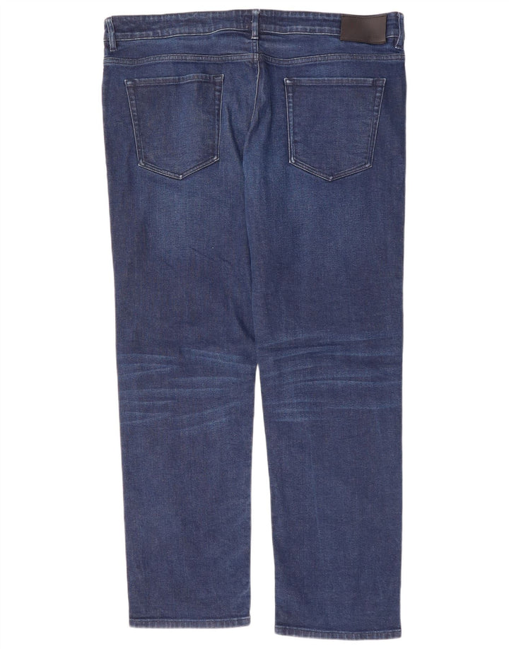 HUGO BOSS Jean droit W40 L32 Homme Bleu Coton