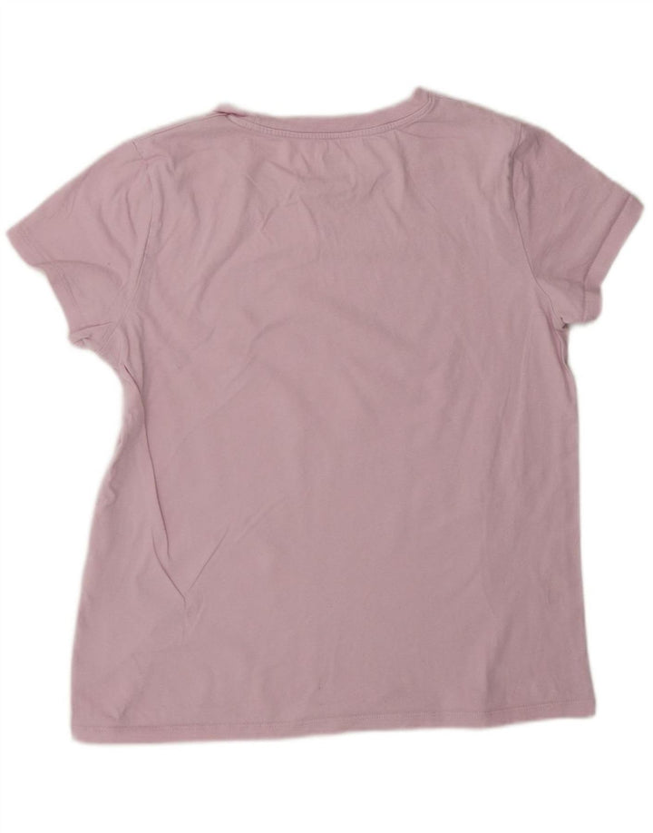 LEVI'S Womens Graphic T-Shirt Top UK 12 Medium Pink Cotton