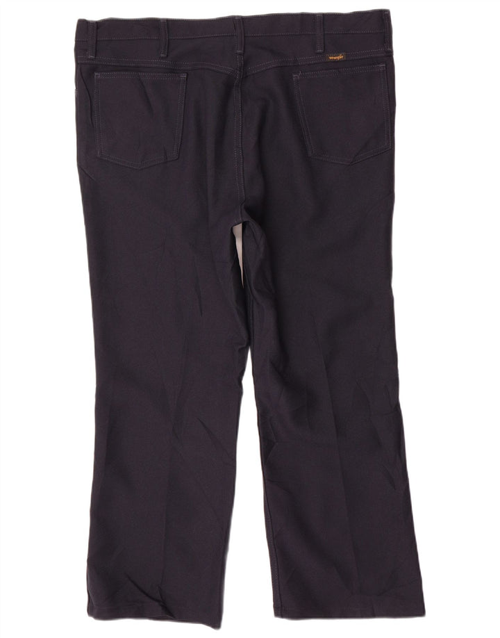 WRANGLER Pantalon décontracté droit homme W40 L27 Bleu Marine Polyester