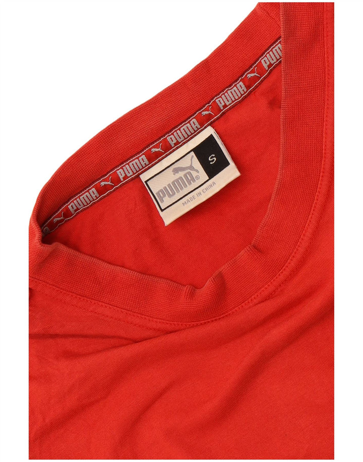 Puma Débardeur Graphic Homme Rouge Small Coton