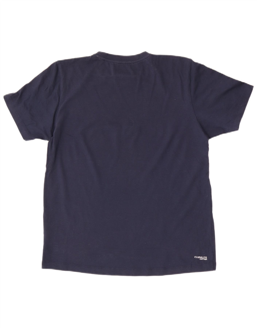 Adidas T-Shirt Graphique Homme Bleu Marine Moyen Coton