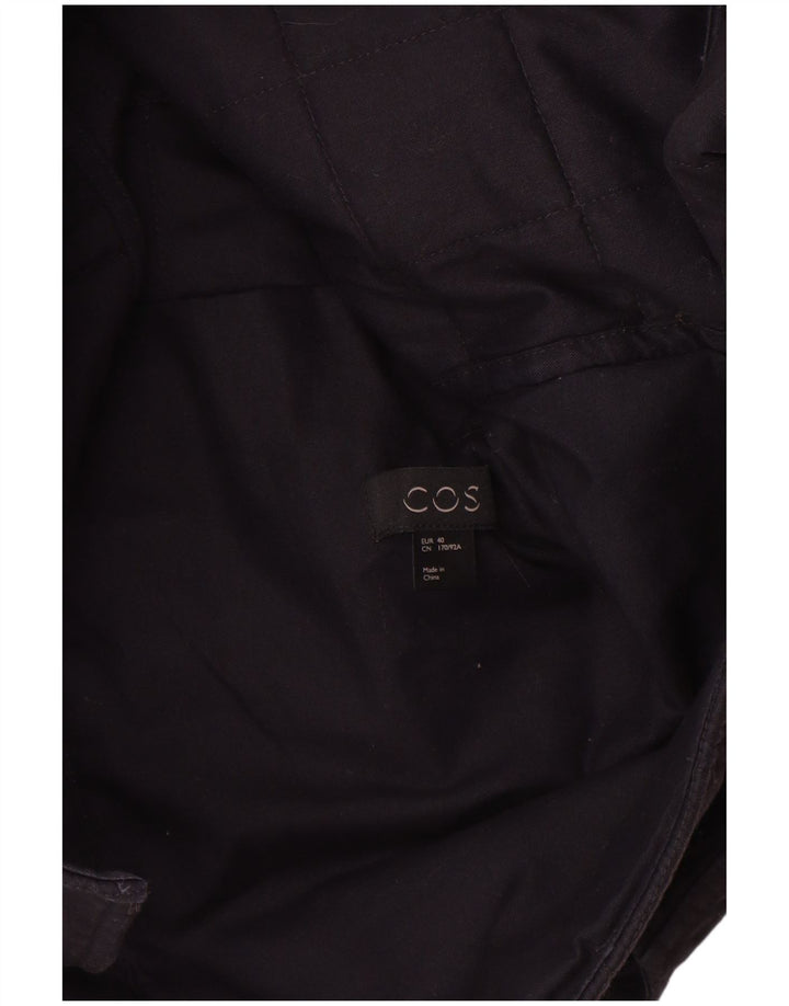 Veste matelassée femme Cos EU 40 coton bleu marine moyen