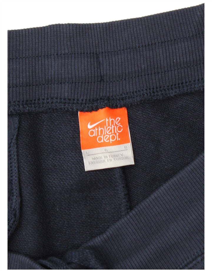 Pantalon de survêtement Nike Femme Large Bleu Marine Coton