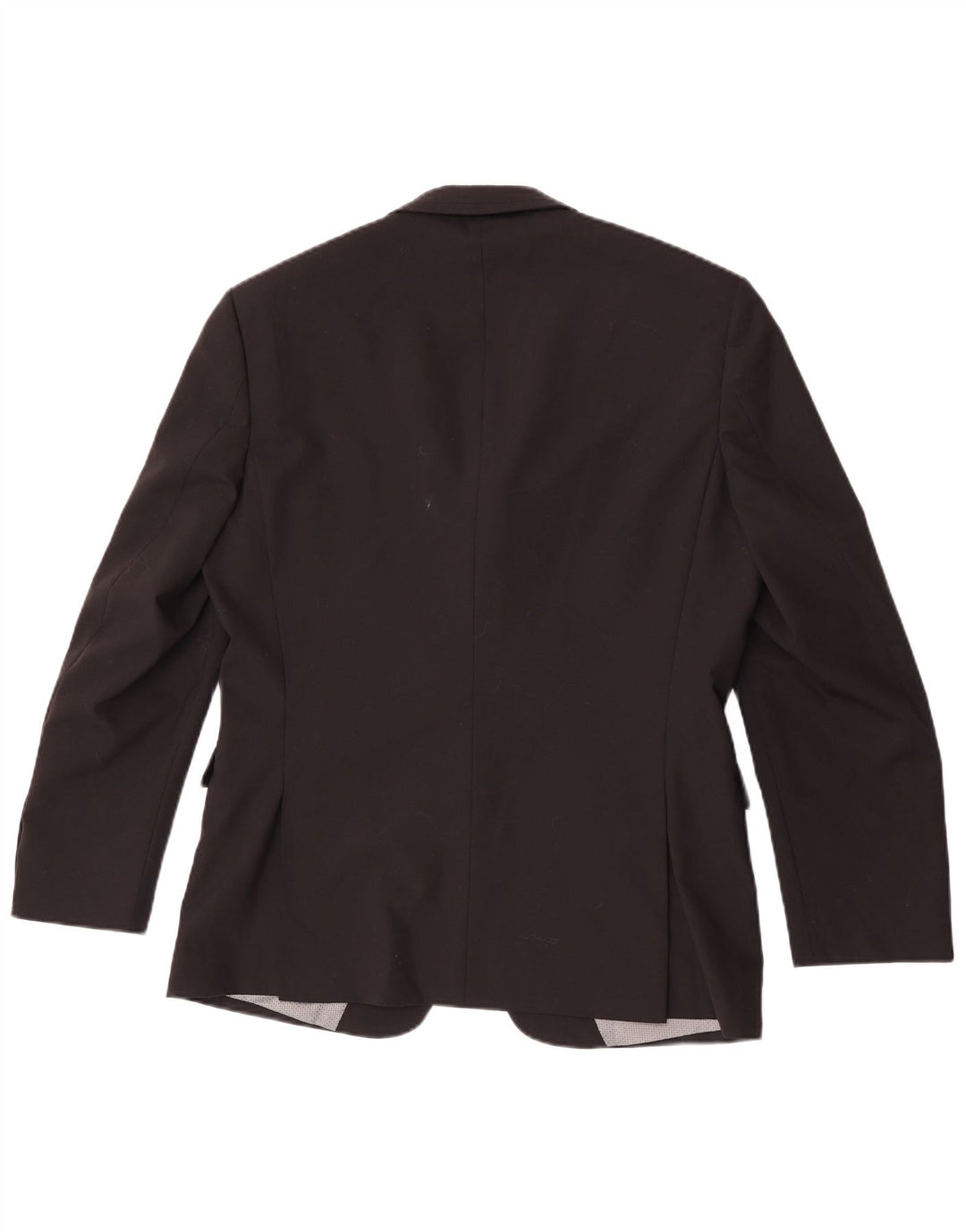 Pierre Cardin Veste blazer slim à 2 boutons pour homme UK 38 laine noire moyenne