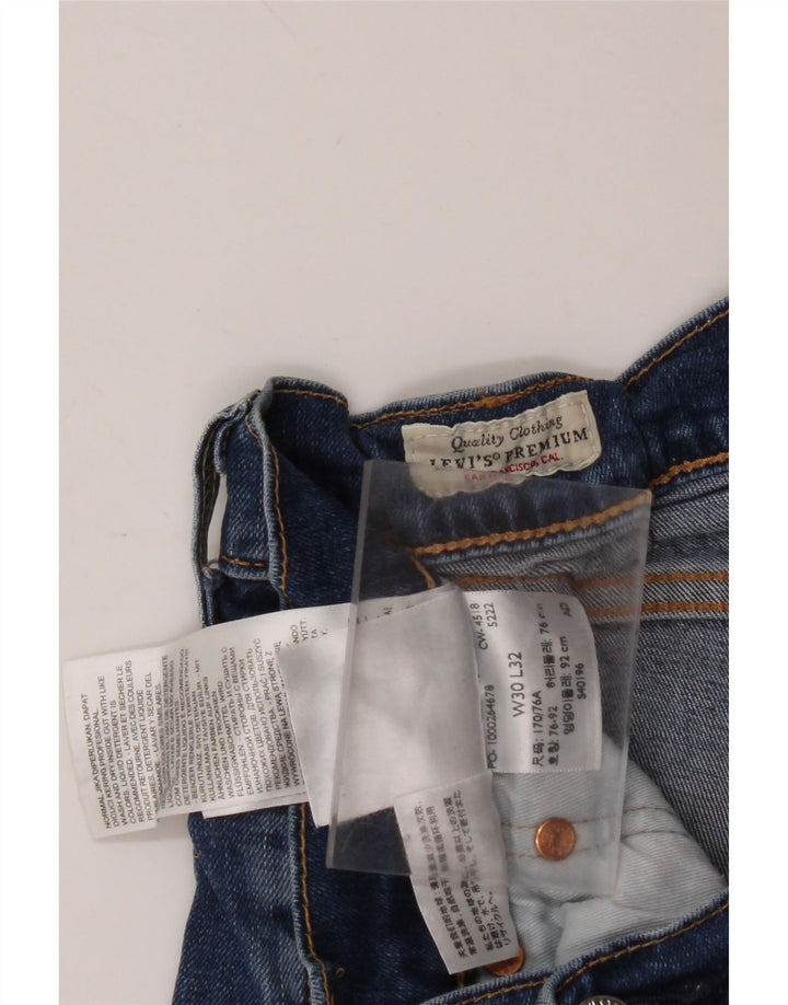 LEVI'S Jean Slim Homme W30 L32 Bleu Coton