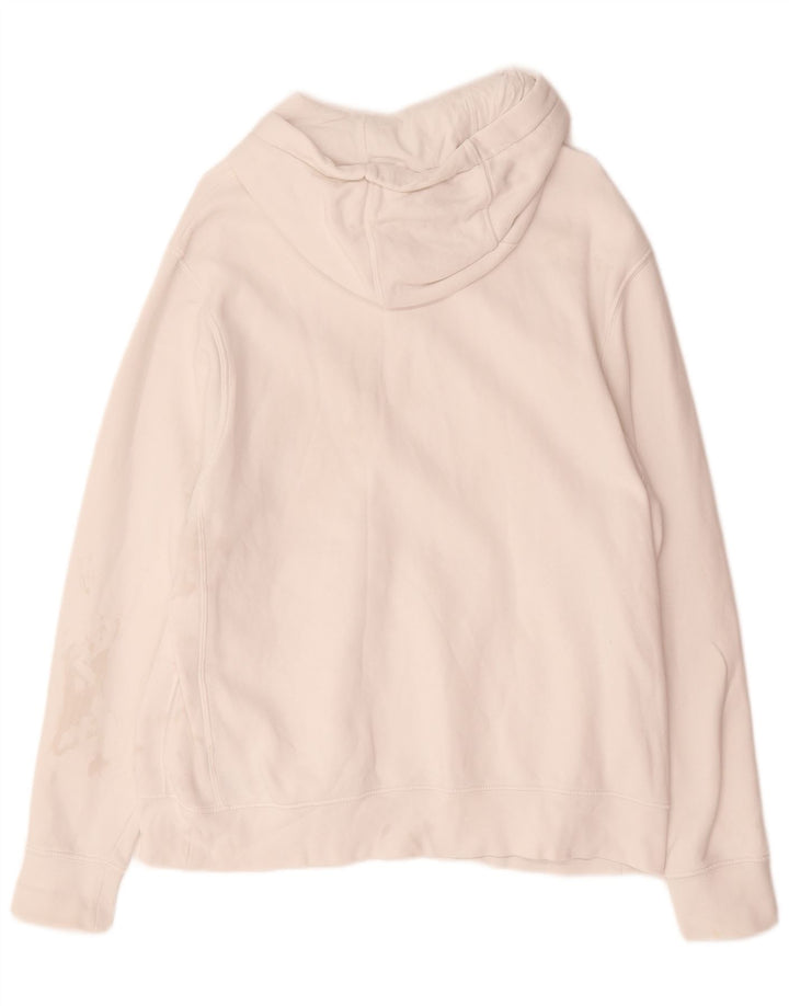 Nike Pull à capuche graphique pour homme Grand coton blanc