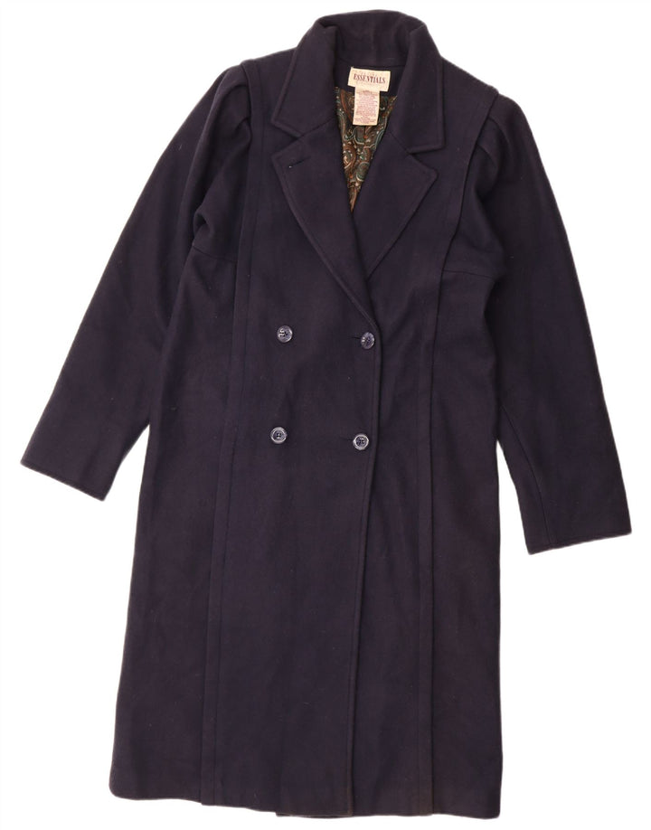 Worthington Essentials Manteau croisé pour femme US 10 Large Bleu marine