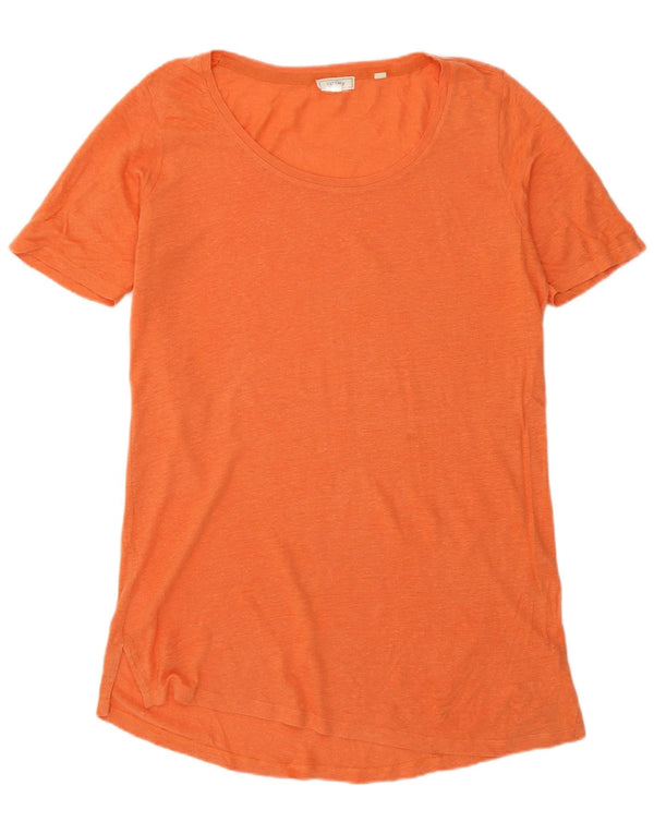Fat Face T-shirt surdimensionné pour femme UK 10 Petit Orange