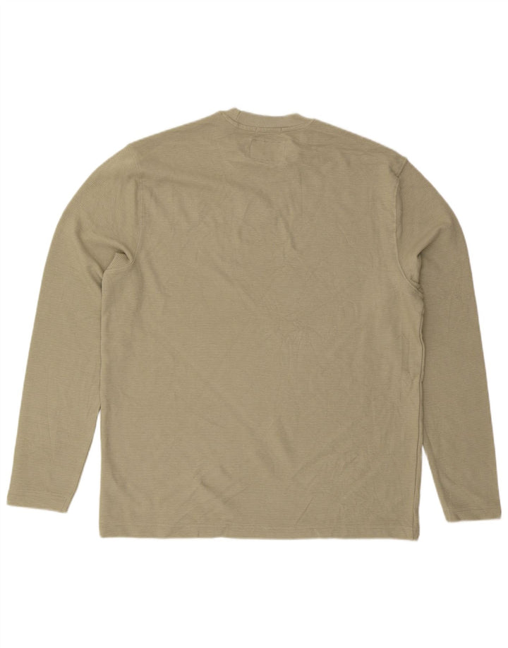 JACK WILLS Haut coupe décontractée à manches longues pour homme en coton vert moyen