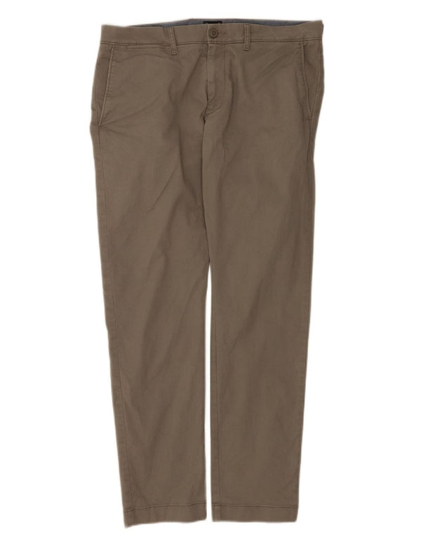 J. Crew Pantalon Chino Slim Fit Homme W32 L30 Gris Coton