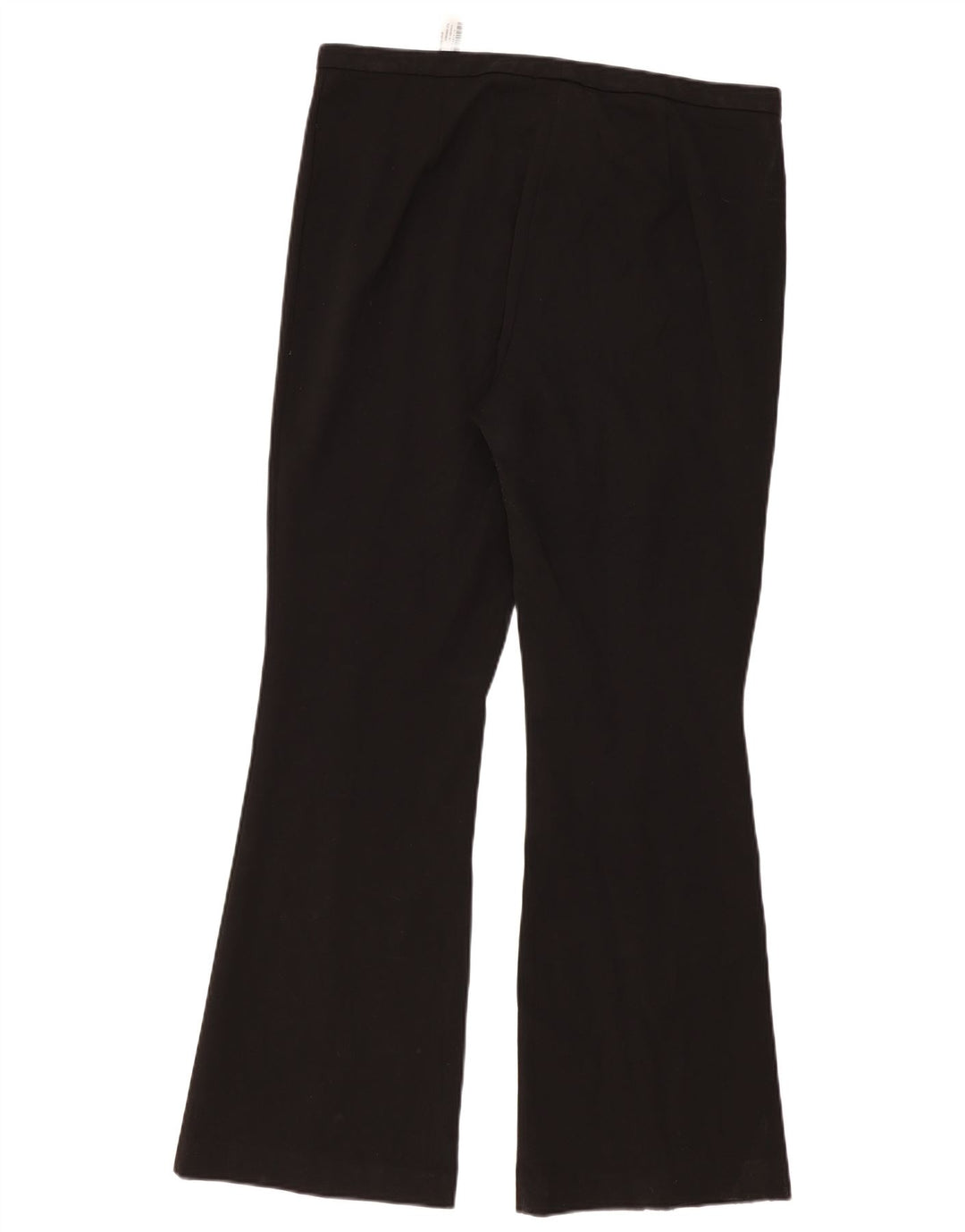 Zara Pantalon décontracté Bootcut Femme XL W32 L33 Noir Polyester