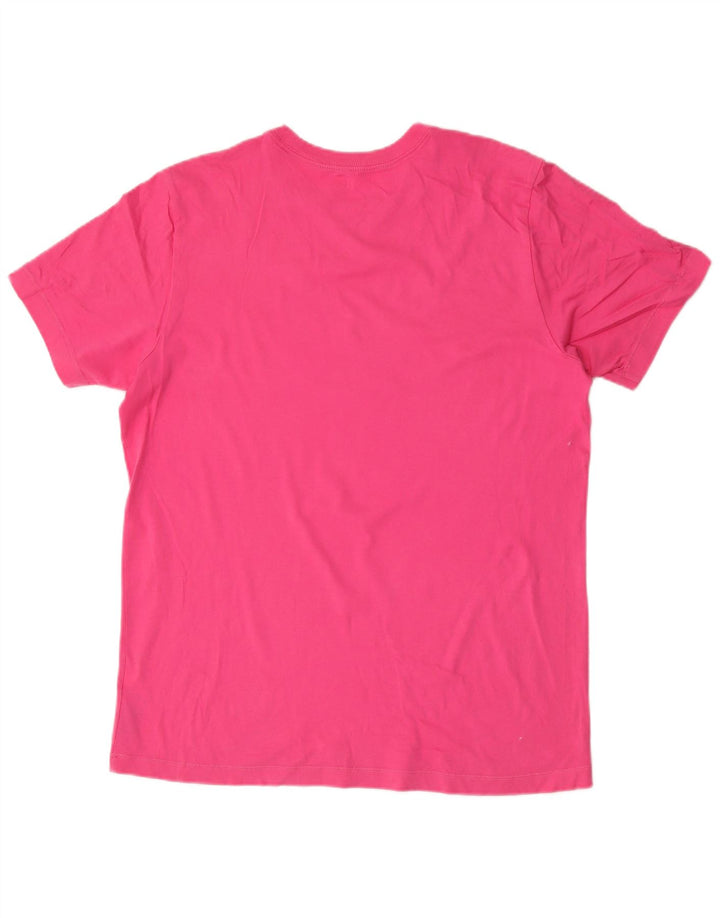 NIKE T-shirt graphique pour hommes en coton rose grand