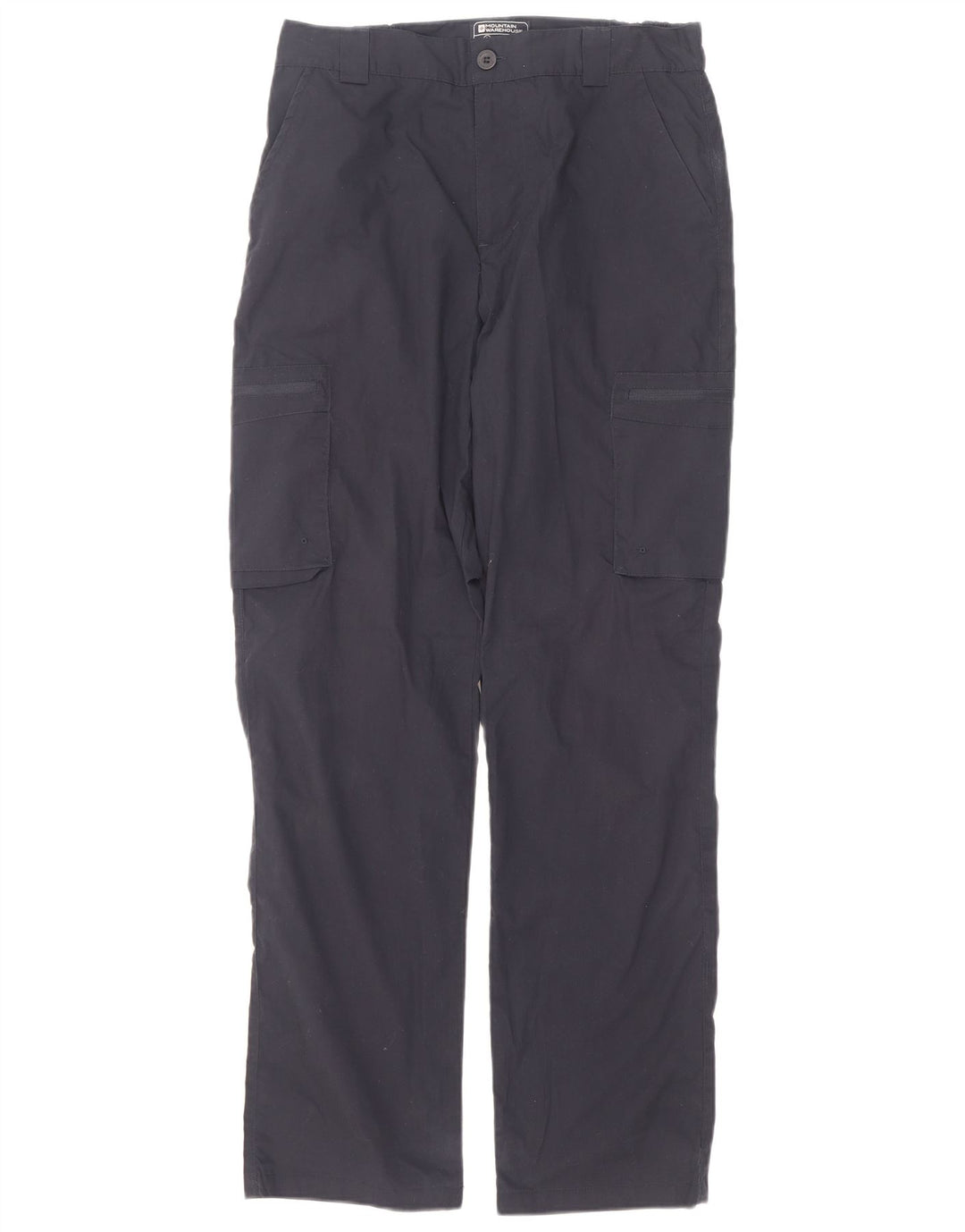 Mountain Warehouse Pantalon Cargo Droit Homme W30 L31 Bleu Marine Polyester