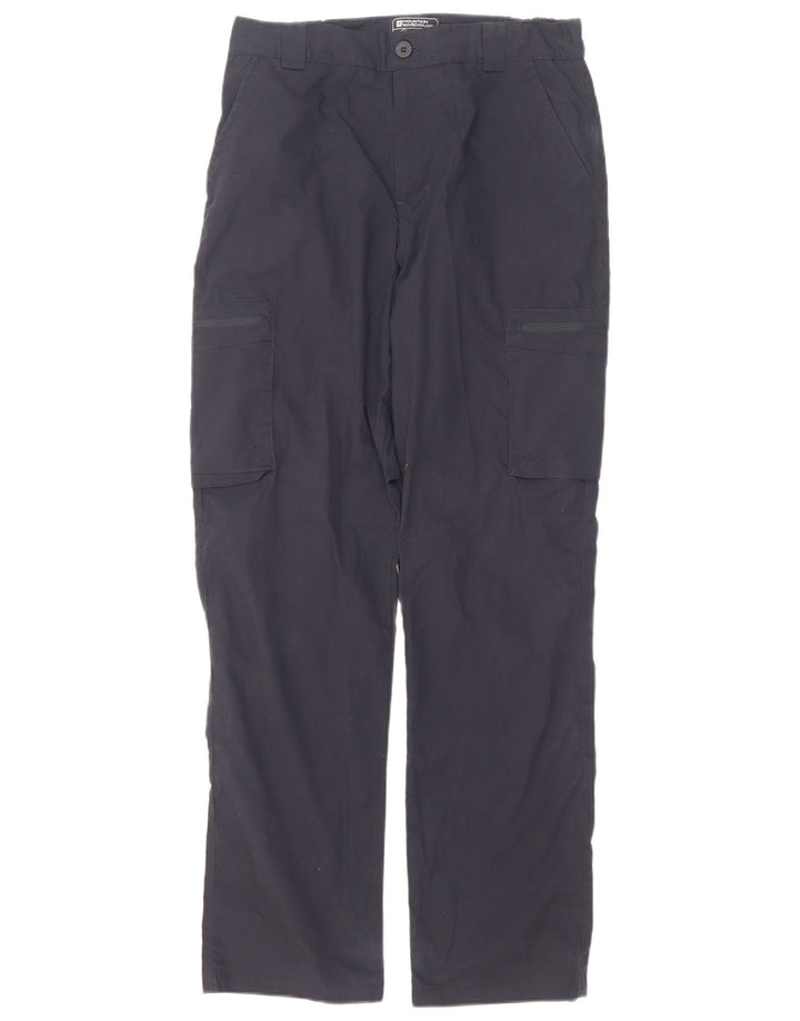 Mountain Warehouse Pantalon Cargo Droit Homme W30 L31 Bleu Marine Polyester