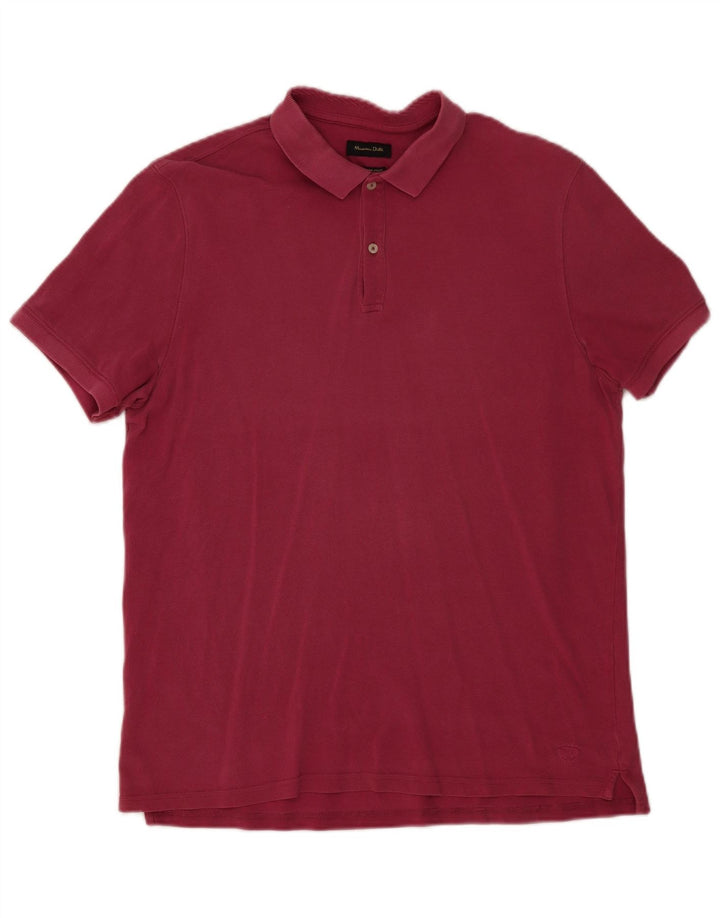 Massimo Dutti Polo Homme Rose Moyen