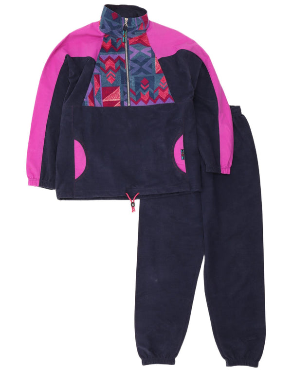 Terinda Survêtement complet coupe décontractée pour homme Bleu marine moyen Colorblock Sports