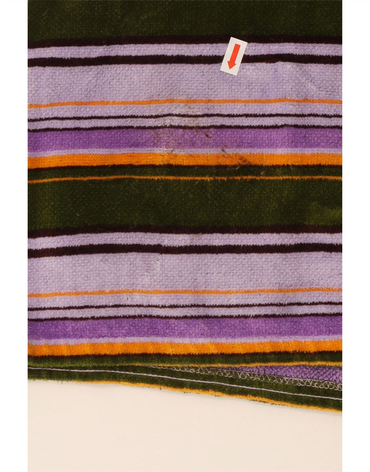 VINTAGE Femme Terry Cloth Blazer Veste EU 40 Moyen Multicolore