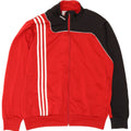 Adidas Veste de survêtement pour homme UK 38/40 Rouge moyen Polyester colour block