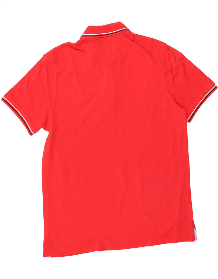 BUGATTI Mens Polo Shirt Large Red Cotton Vintage Bugatti and Second-Hand Bugatti from Messina Hembry 
