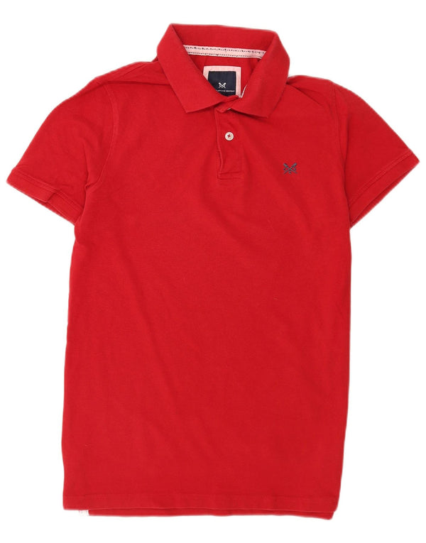 Crew Clothing Mens Polo Shirt Small Red Cotton