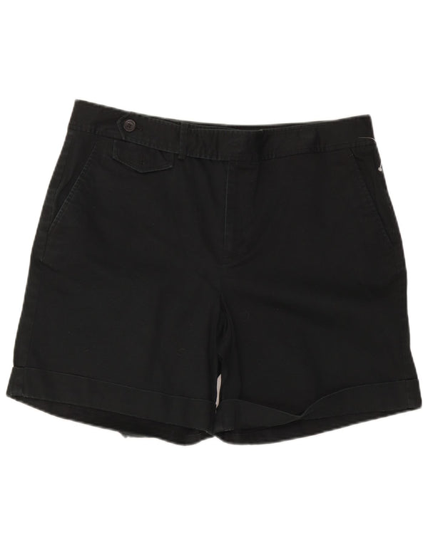 Ralph Lauren Short chino taille haute pour femme US 14 XL W36 Coton noir
