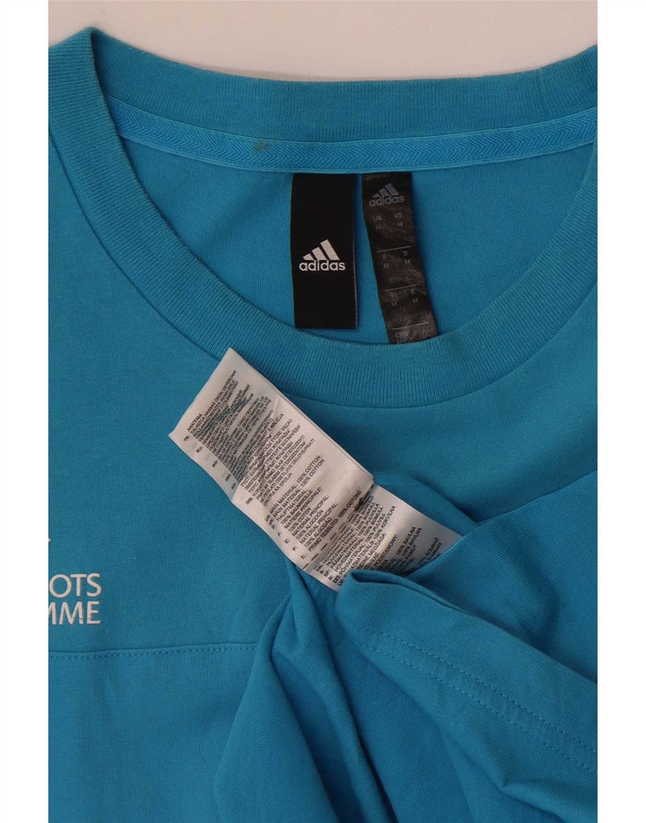Adidas T-Shirt Graphique UEFA Grassroots Programme Homme Bleu Moyen