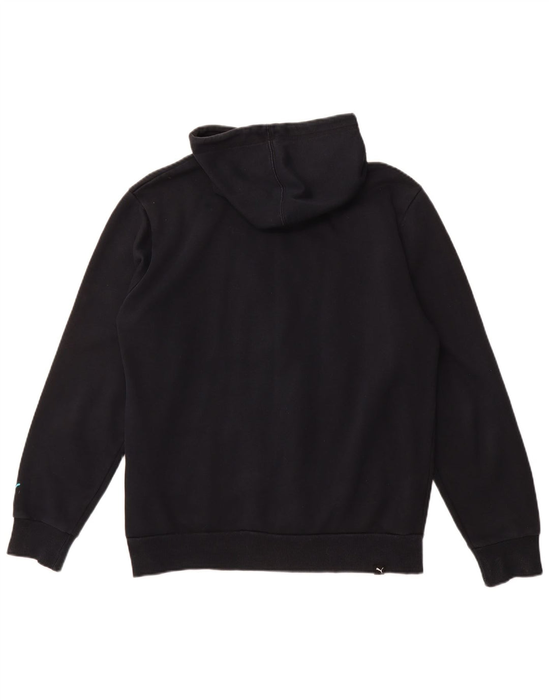 PUMA Sweat à Capuche Graphique Zippé Homme Bleu Marine Moyen Coton