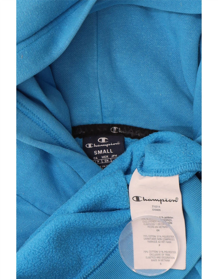 CHAMPION Pull à capuche homme petit coton bleu