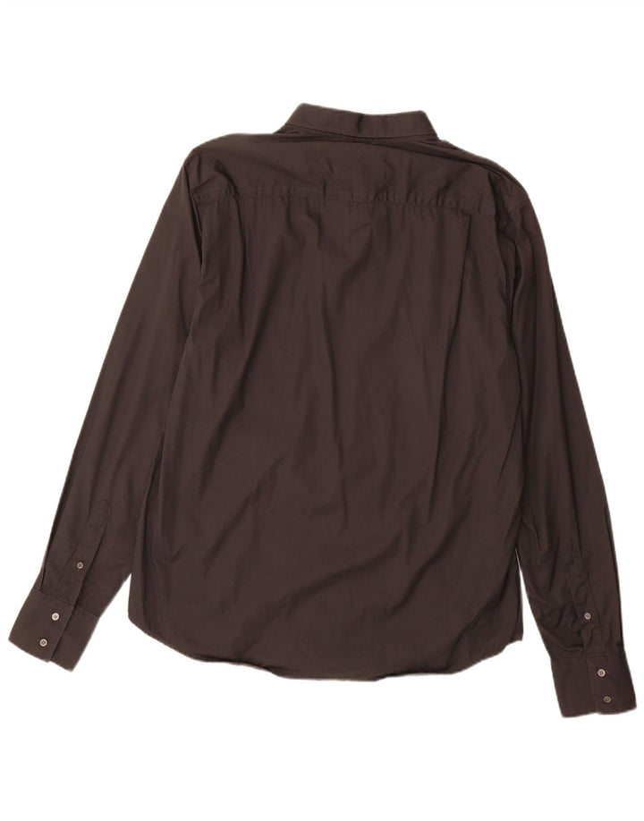 Superdry Chemise Homme 2XL Gris Coton