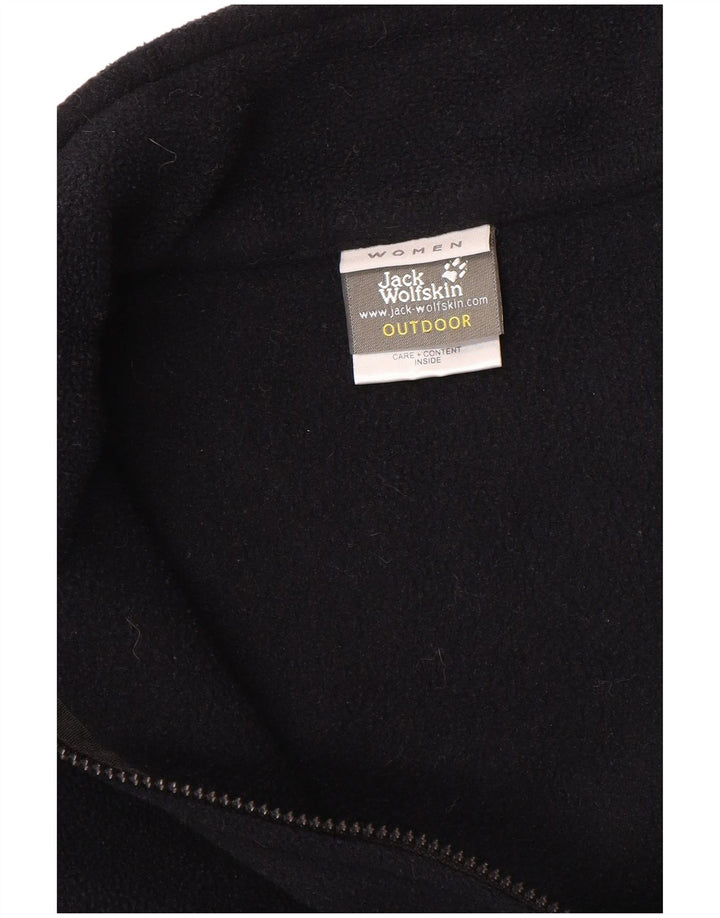 Jack Wolfskin Veste Polaire Doublure Femme UK 18/20 XL Noir Polyester