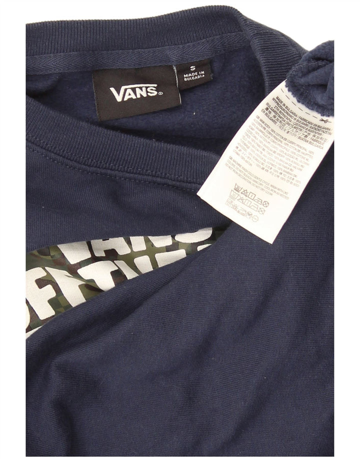 Vans Sweat-shirt graphique pour garçon 7-8 ans Petit Bleu marine Coton