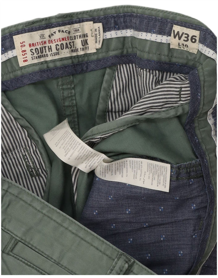 Fat Face Short Chino Homme W36 Large Vert Coton