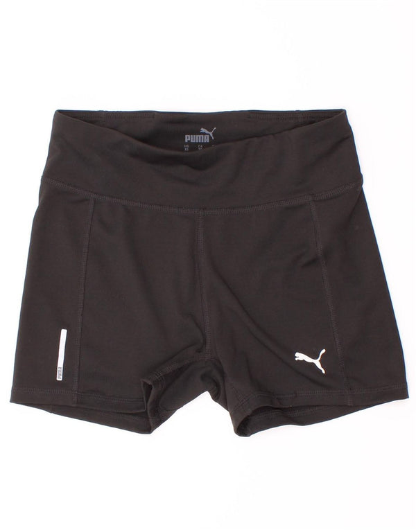 Puma Short de Sport Fille 8-9 Ans Noir Nylon
