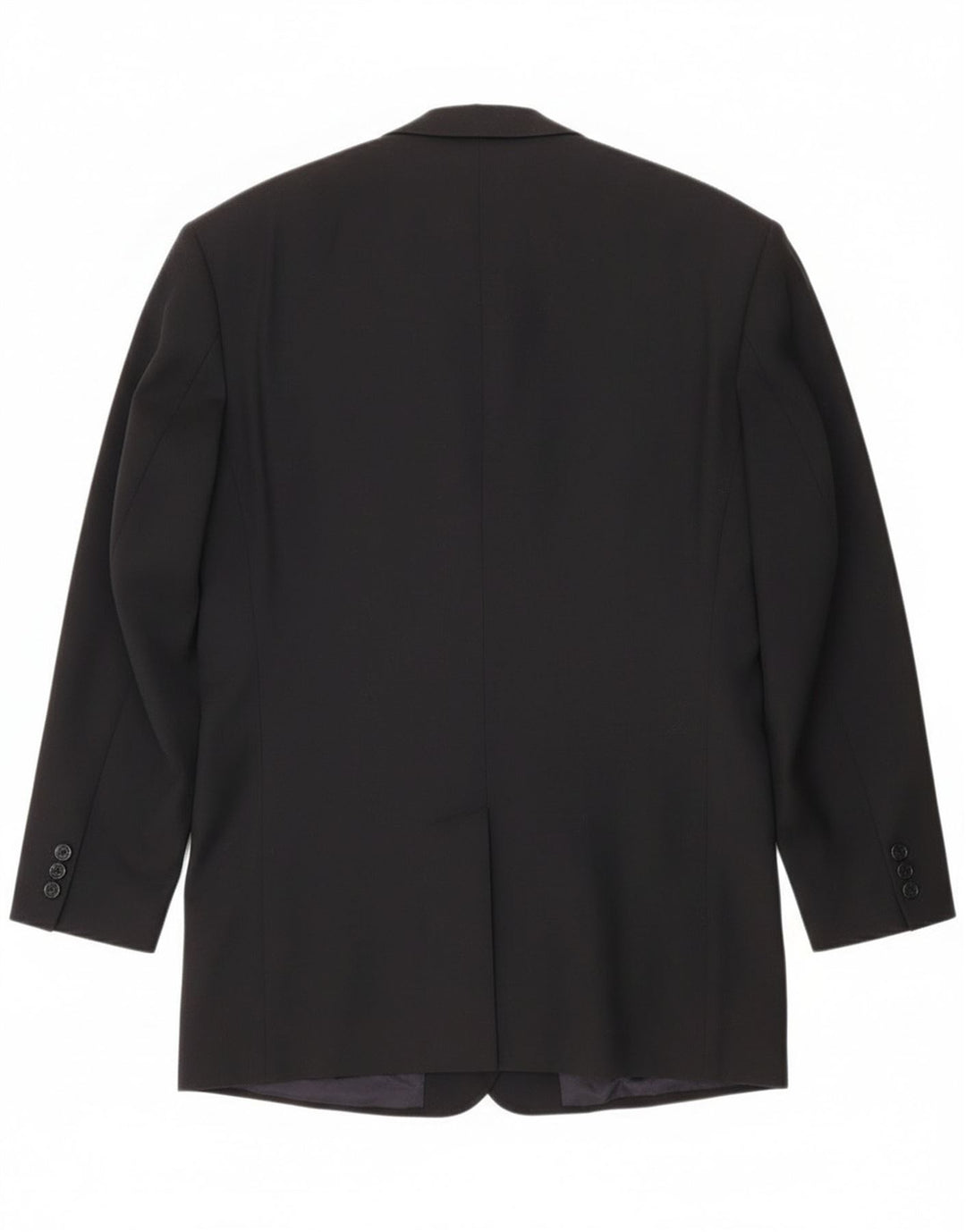 Hugo Boss Veste blazer double boutonnage pour homme UK 40 Large laine noire