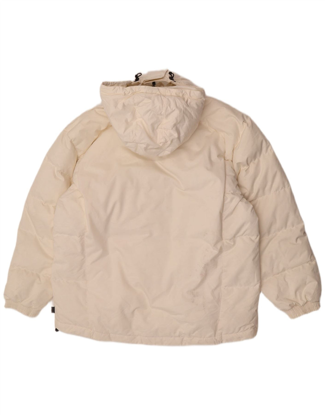 Lotto Veste matelassée à capuche pour homme UK 42 XL Blanc cassé Polyester