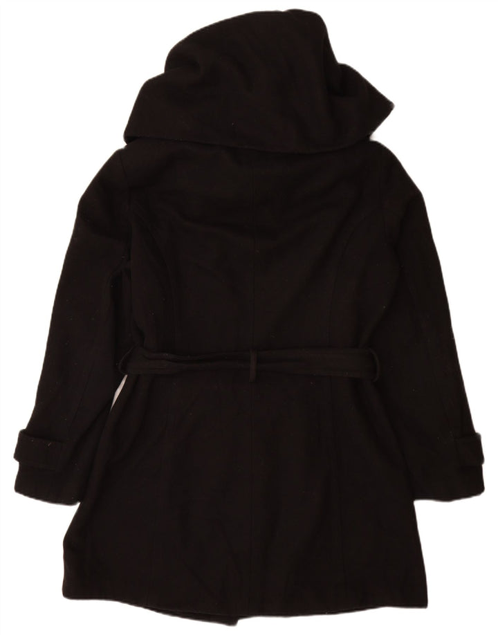 Zara Manteau Femme UK 20 2XL Laine Noire