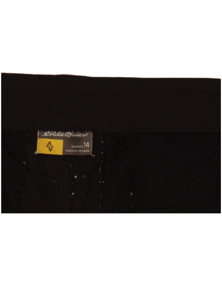 Eddie Bauer Short décontracté pour femme US 14 XL W36 Noir