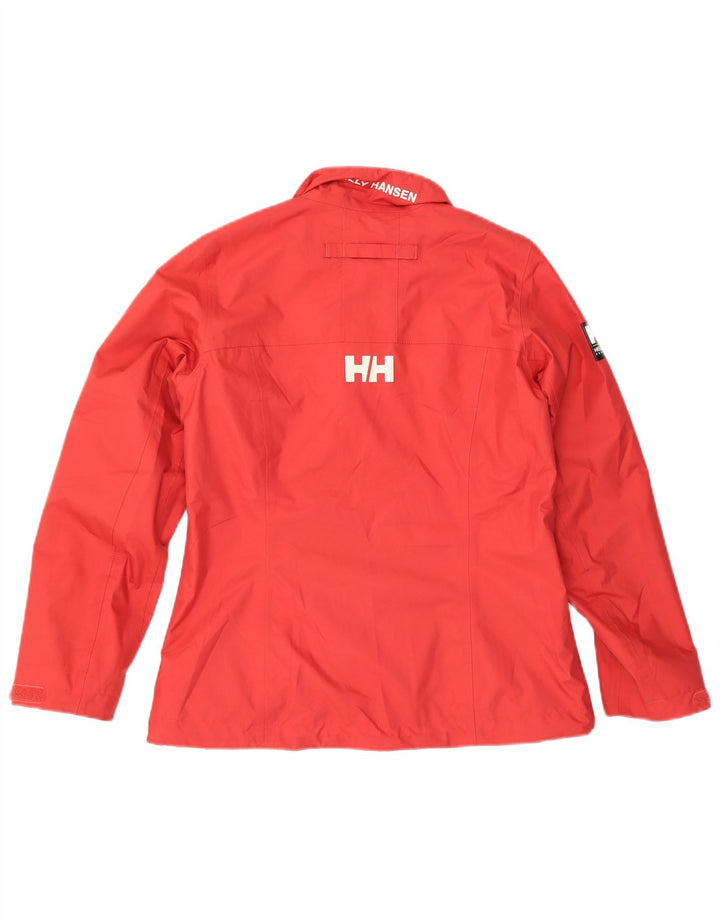 HELLY HANSEN Veste coupe-vent graphique pour femme UK 14 Rouge moyen Polyester