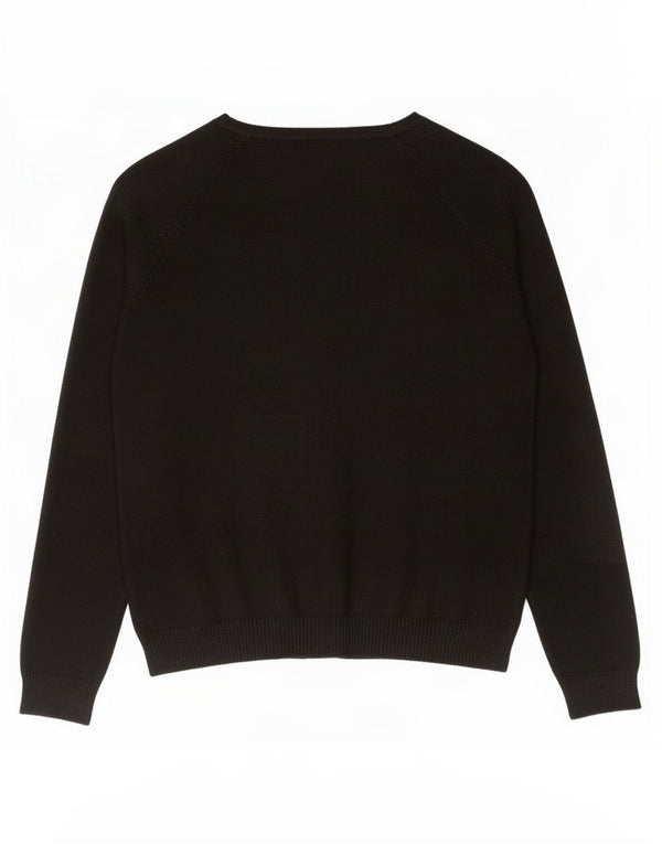 Zara Cardigan Femme Pull UK 18 XL Coton Noir