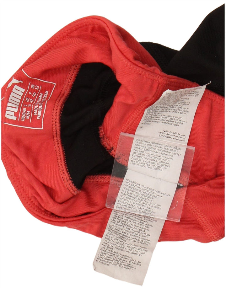 Puma Legging Capri Femme UK 42 Polyester Colorblock Noir Moyen