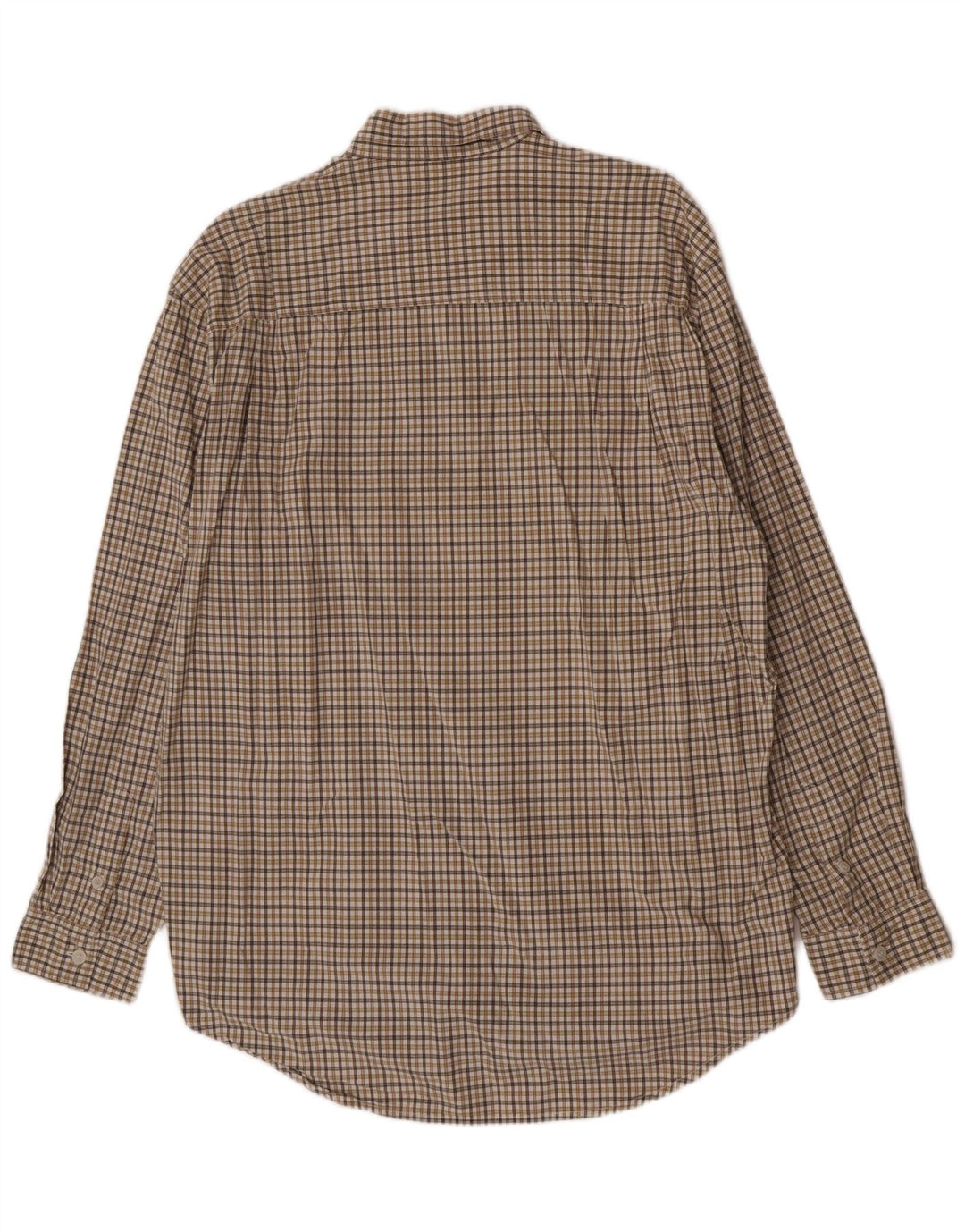 Camel Active Chemise Regular Fit XL Coton à Carreaux Beige