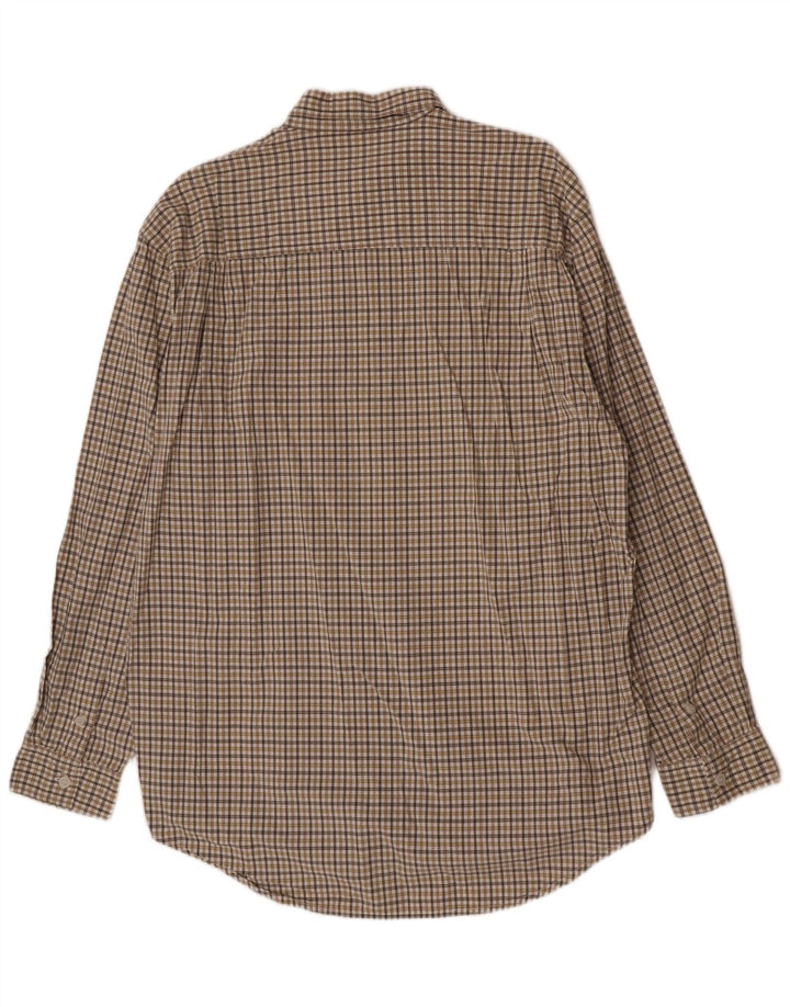 Camel Active Chemise Regular Fit XL Coton à Carreaux Beige