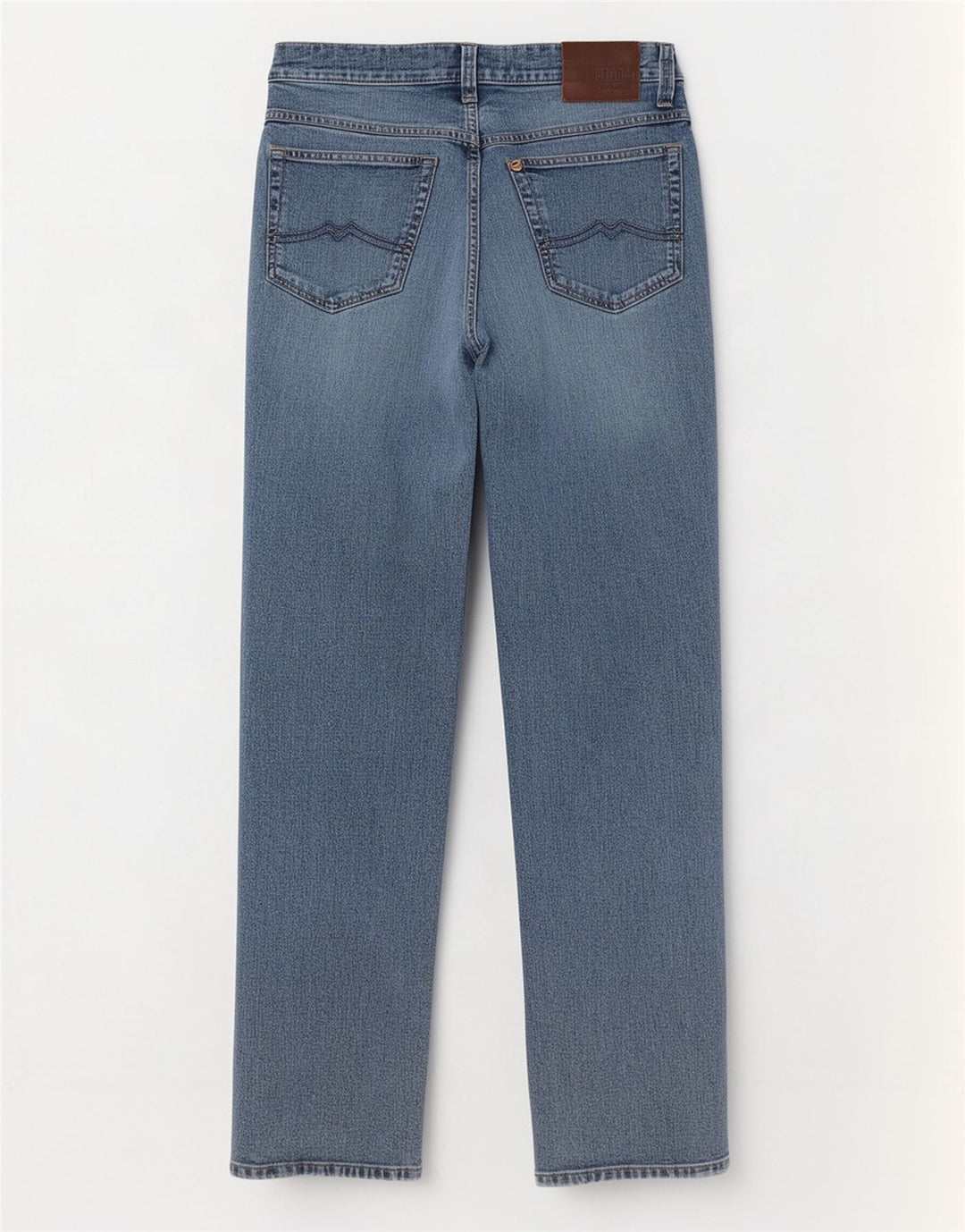Mustang Jean droit Tramper homme W33 L32 bleu coton
