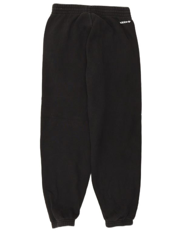 ADIDAS Pantalon de survêtement graphique pour femme Joggers UK 8 Small Noir Coton